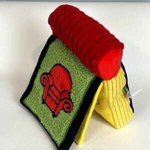 NWOT Barkbox Blue's Clues Handy Dandy Notebook Dog Toy Crinkle Squeaker Large